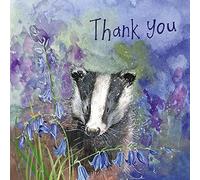 Alex Clark Art Thank You Badger Card