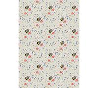 ALEX CLARK Bees and Flowers Tea Towel - 100% Cotton