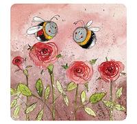 ALEX CLARK Bees and Roses Coaster