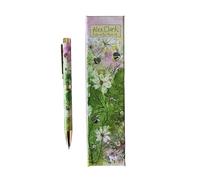 Alex Clark Bees in Summer Ball Point Pen - Stationery writing gifts - black ink - ideal for office and school - in gift box - animals and florals