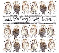 Alex Clark Birthday Owls Card