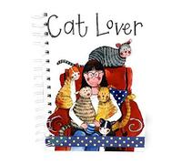 ALEX CLARK Cat Lover Spiral Journal - Blank Pages - Hard Back Cover