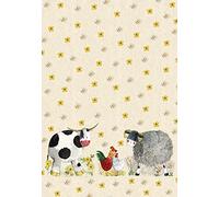 ALEX CLARK Daisyfield Farm Animals Tea Towel - 100% Cotton