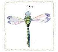 Alex Clark Dragonfly Blank Foil Card - Bug - Nature - Greeting Card - Cards To Celebrate - Designed and Printed in the UK…