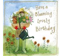Alex Clark Flower Garden Foil Birthday Card