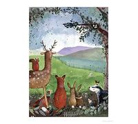 ALEX CLARK Forest Friends Animals Art Print