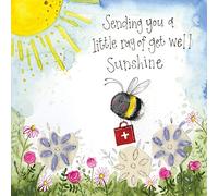 ALEX CLARK Get Well Bee Sunshine Card