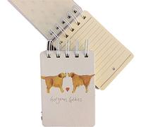 ALEX CLARK Gorgeous Goldies Small Spiral Notepad