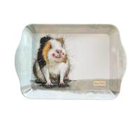ALEX CLARK Guinea Pig Small Tray - perfect for snacks and tea/use indoor and garden/animal lovers/gift/tea drinkers/serving food tray