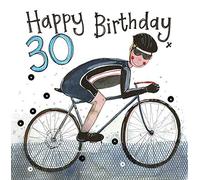 ALEX CLARK Happy 30th Birthday Cyclist Card