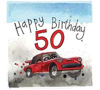 ALEX CLARK Happy 50th Birthday Car Card