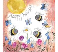 ALEX CLARK Happy Birthday Sunshine Bee Swarm Card