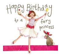 Alex Clark Happy Birthday to a Fairy Princess Card - Bunny - Rabbit - For Her - For Girls - Greeting Card - Cards To Celebrate - Designed and Printed in the UK…