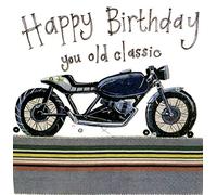 ALEX CLARK Happy Birthday You Old Classic Bike Card