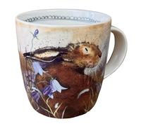 Alex Clark Hare and Harebells Mug - Wildlife - Original Artwork - Cup for Animal Lovers - Gift Ideas - Perfect for Coffee & Tea - Vegan Friendly - Designed in The UK...