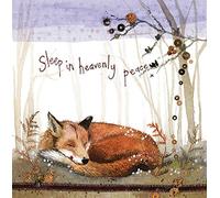 Alex Clark Heavenly Peace Fox Christmas Card
