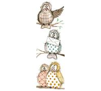 ALEX CLARK Hooters OWL Magnetic Bookmark