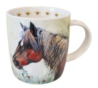 Alex Clark Horse and Flowers Mug