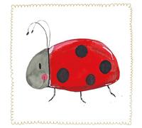 Alex Clark Ladybird Blank Foil Card - Bugs - Nature - Greeting Card - Cards To Celebrate - Designed and Printed in the UK…