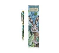 Alex Clark Little Rabbits Ball Point Pen - Stationery writing gifts - black ink - ideal for office and school - in gift box - animals and florals