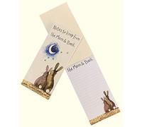 ALEX CLARK Moon and Back Rabbits Magnetic to Do List - Planner - Shopping List - Grocery List