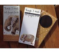 ALEX CLARK Nellie The Elephant Magnetic To Do List