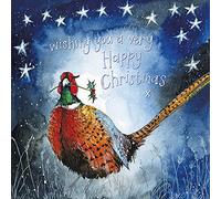 ALEX CLARK Pheasant Christmas Card