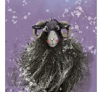 Alex Clark Sheep Blank Card - Farm Animal - Suitable For Any Occasion - Designed and Printed in UK