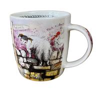 Alex Clark Stone Wall Mug - Farmyard - Farm Animals - Original Artwork - Cup for Animal Lovers - Gift Ideas - Perfect for Coffee & Tea - Vegan Friendly - Designed in The UK...