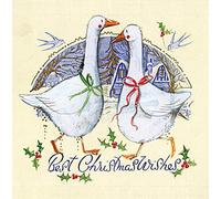 Alex Clark Vintage Geese Christmas Card