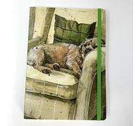 ALEX CLARK Walter Border Terrier Dog Large Chunky Notebook