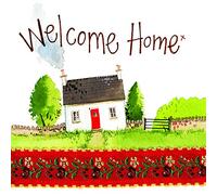 Alex Clark Welcome Home Card - Cottage - Farm Cottage - Nature - Plants - Cards To Celebrate - Designed and Printed in the UK…