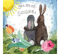 ALEX CLARK You are My Sunshine Rabbit Foiled Card