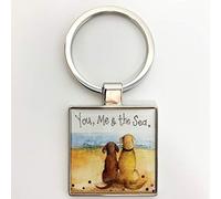 Alex Clark You, Me and the Sea Dog Beach Keyring