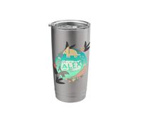 Alex - Cool Boys Name with Cute Dinosaurs Stainless Steel Insulated Tumbler