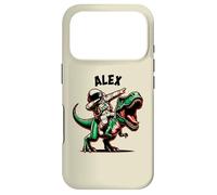 Alex Dabbing Astronaut on a Dinosaur Cartoon Case for iPhone 17 Pro