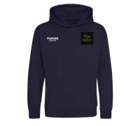 Alex Ferguson Logo Kids Hoodie - Navy / 9-11 years