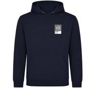 Alex Ferguson Manchester United Icon Frame Men's Hoodie - Navy / XL