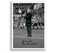 Alex Ferguson Signed Photo Poster Print Picture Display Framed Autograph Memorabilia Gift Manchester United Legend (A4 Poster Only)