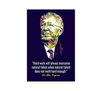Alex Ferguson Soccer Football Poster Motivational Quote Poster Canvas Poster Wall Art Decor Print Picture Paintings for Living Room Bedroom Decoration Unframe-style-3 12x18inch(30x45cm)