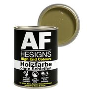 Alex Flittner Designs Furniture Paint without Sanding in Olive Yellow RAL1020 Semi-Matt 750 ml Furniture Paint Wood & Metal Indoor/Outdoor Use