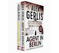 Alex Gerlis Wolf Pack Series 2 Books Collection Set (Agent in the Shadows, Agent in Berlin)