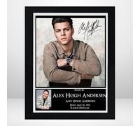 Alex Hogh Andersen Signed Autograph Photo Print Poster Mounted Wall Art (10x12) Actor Artwork for Home & Office Decor Gift