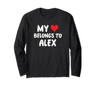 Alex - My Heart Belongs To Alex - Love Long Sleeve T-Shirt