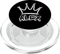 ALEX Name Cool Graffiti - Royal Crown For King Alex PopSockets PopGrip for MagSafe