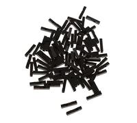 Alex NLD 100PCS 1P Black Jumper Wire Cable, Female Pin Connector, 2.54mm Pitch, Compatible with Breadboards, Arduino, Raspberry Pi