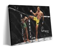 Alex Pereira Boxing Champion Posters Modern Home Bedroom Wall Art Decor Canvas 24 x 36 inches (60 x 90 cm)