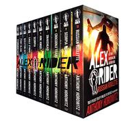 Alex Rider Complete Collection Anthony Horrowitz 10 Books Boxed Set (Russian Roulette, Scorpia Rising, Crocodile Tears, Snakehead, Ark Angel Scorpia, Eagle Strike, Skeleton Key, Point Blanc, Stormbreaker)