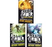 Alex Rider Mission Series: Ark Angel, Crocodile Tears & Scorpia Rising - Gripping Spy Adventures for Young Readers by Anthony Horowitz (3 Books, Paperback)