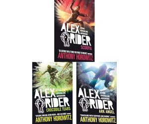 Alex Rider Mission Series: Scorpia, Crocodile Tears & Ark Angel - Gripping Spy Adventures for Young Readers by Anthony Horowitz (3 Books, Paperback)